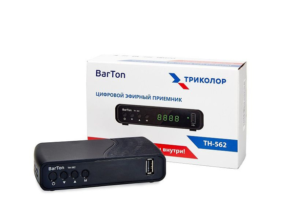 Цифровой эфирный приемник BarTon TH-562 - купить с доставкой по ...