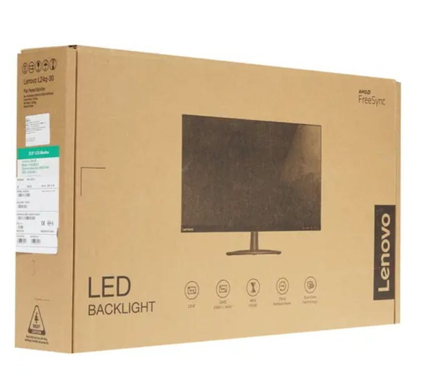 Монитор Lenovo L24q-30 / 65FBGAC1EU 23.8" - купить по выгодной цене в ...