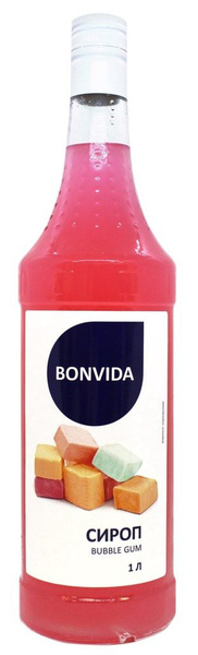 Сироп BONVIDA со вкусом Бабл Гам, 1000 мл - купить с доставкой по ...
