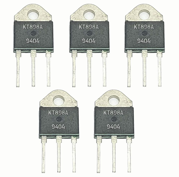 Транзистор КТ898А, 5 штук / Аналоги: BU931ZP, PTC10000, MJ10004 ...