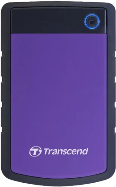Transcend 1 ТБ Внешний жесткий диск (TS1TSJ25H3P), фиолетовый - купить ...