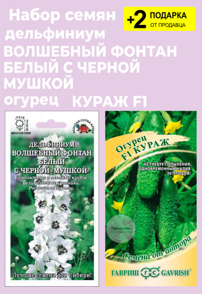 Огурцы, Дельфиниумы многолетние Проверенные семена Волшебный фонтан1 ...