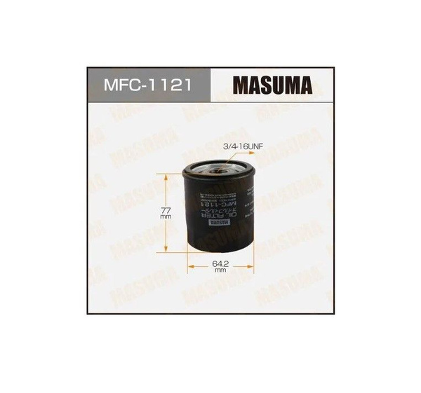 Фильтр масляный Masuma Toyota Corolla Carina Celica Avensis Auris Rav4 ...