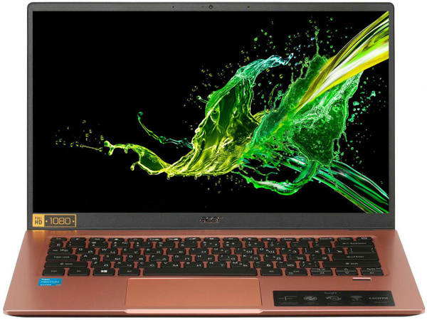 Ноутбук Acer Swift 1 SF114-34-P9W3 (NX.A9TER.001), розовый купить по ...