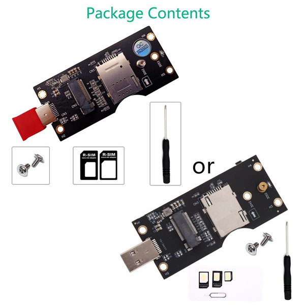 Переходник M.2 Key B на USB 3.0 для настольного ПК с разъемом SIM-карты ...