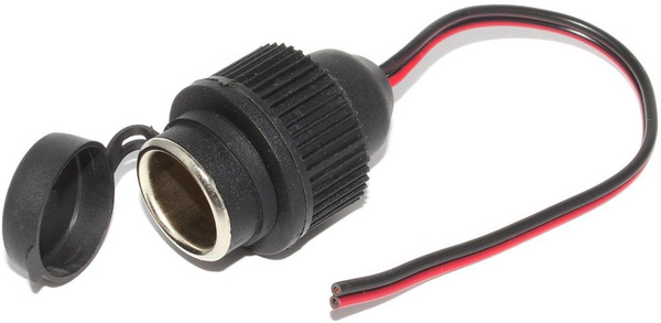 Розетка прикуривателя автомобиля 12V (разъём), прорезиненный, с ...
