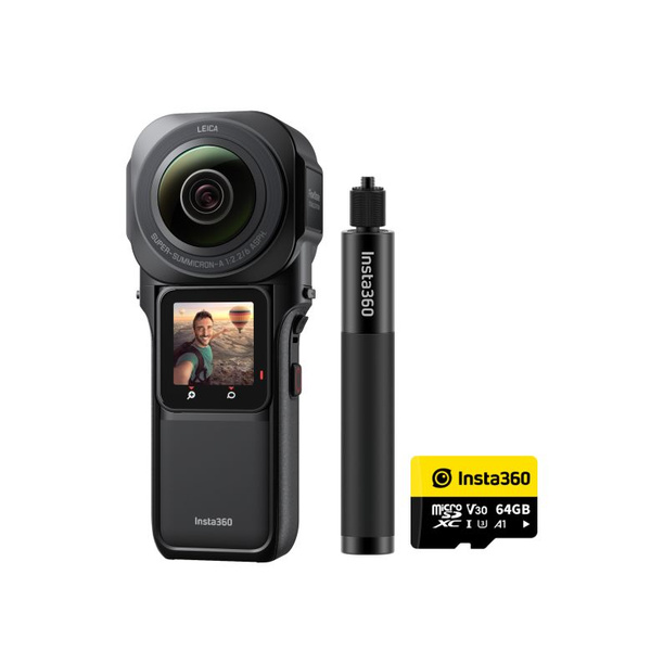 Insta360 Экшн-камера Insta360 ONE RS 1-Inch 360 Get Set Kit, черный ...