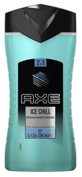 Axe Гель для душа и шампунь Ice Chill, 2 в 1, 250 мл / - купить с ...