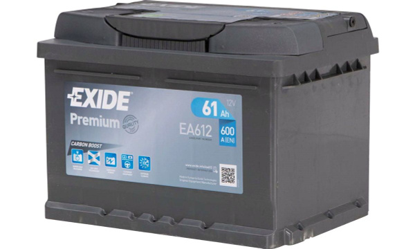 Аккумулятор автомобильный 12v 61 Ah Exide Premium 6СТ-61 Ah 600 A ...