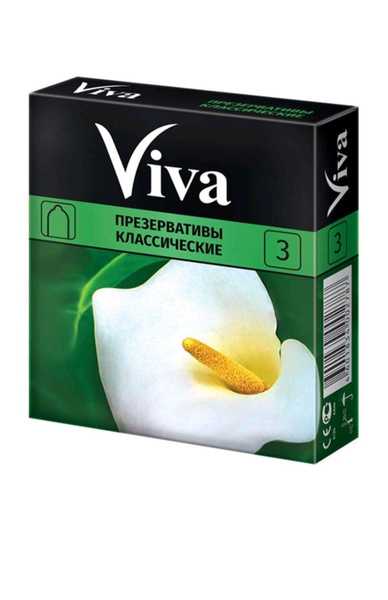 Презервативы Viva классические 3 шт. - купить с доставкой по выгодным ...