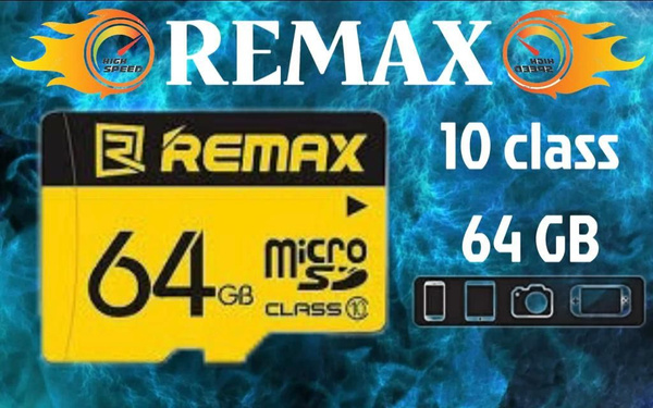 Карта памяти 64 гб SDHC 10 class / Карта для расширения памяти / для ...