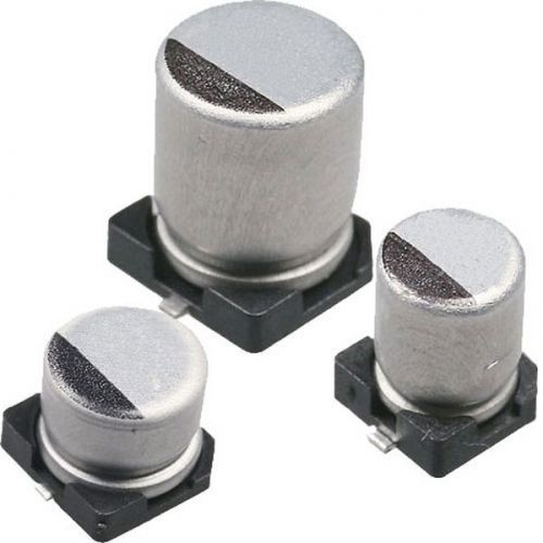 ECAP SMD, 220 мкФ, 16В, Конденсатор электролитический алюминиевый SMD ...