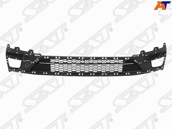 Решетка переднего бампера для Киа Рио 3 рестайлинг 2015-2017, Kia Rio 3 ...