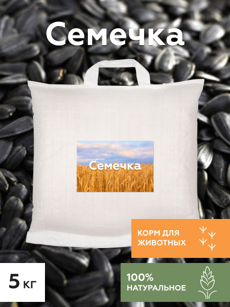 Семечки подсолнечника кормовые 5кг - купить с доставкой по выгодным ...