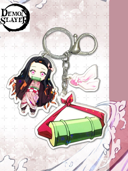 Брелок DRAKON IRG Клинок рассекающий демонов/ акриловый брелочек demon ...