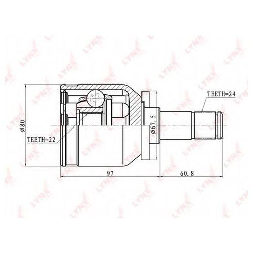 ШРУС B-Ring PBLC108V - B-ring арт. PBLC108V - купить по выгодной цене в интернет