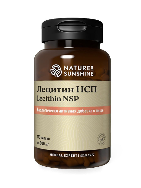 Лецитин НСП (Lecithin NSP), 170 капсул по 800 мг - купить с доставкой ...