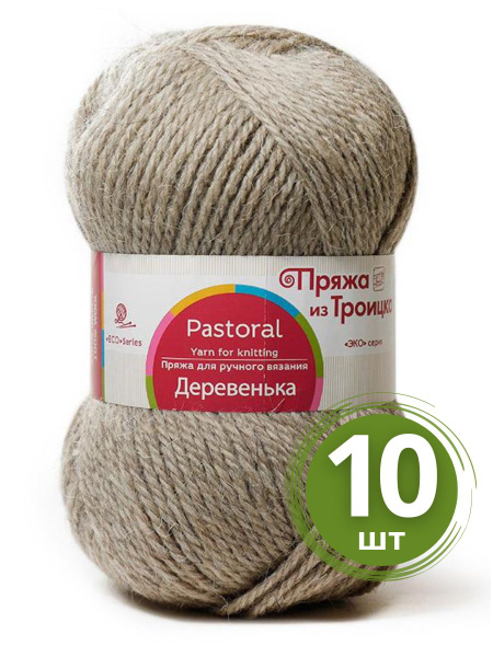 Пряжа из Троицка Деревенька (Pastoral) - 10 мотков Цвет: 530 светло ...