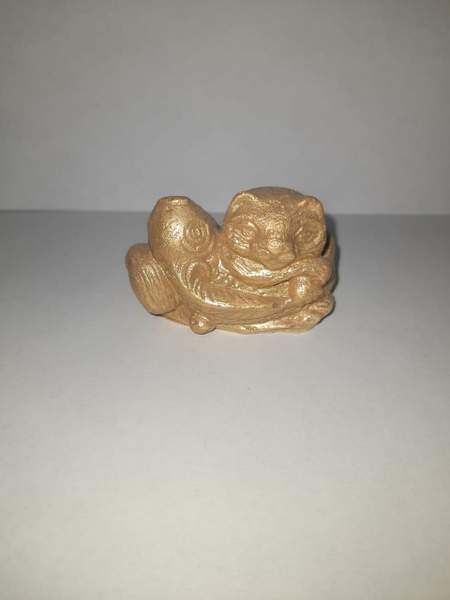 Фигурка декоративная Нэцкэ Кот с рыбой Тай атр {} - купить по доступным ...