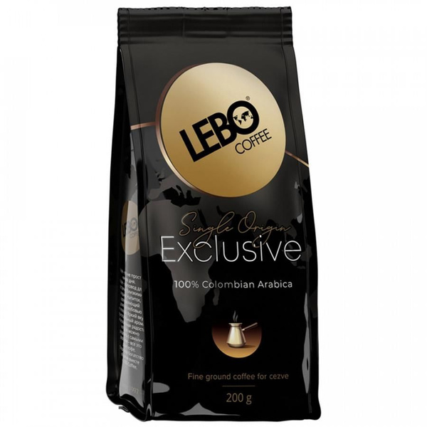 Lebo Кофе молотый Exclusive,200 г - купить с доставкой по выгодным ...