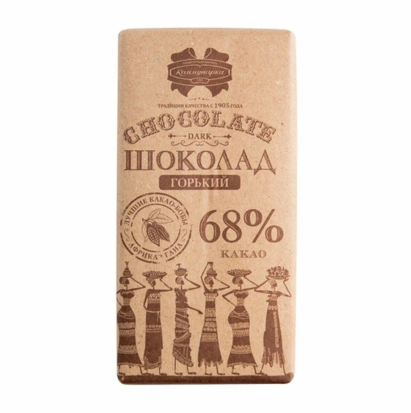 Коммунарка Шоколад горький, 68% какао, 85 г/ купить на OZON по низкой ...