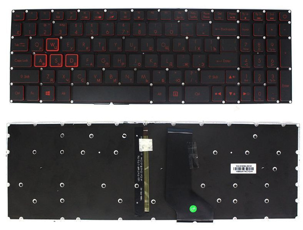 Как снять клавиатуру acer nitro 5