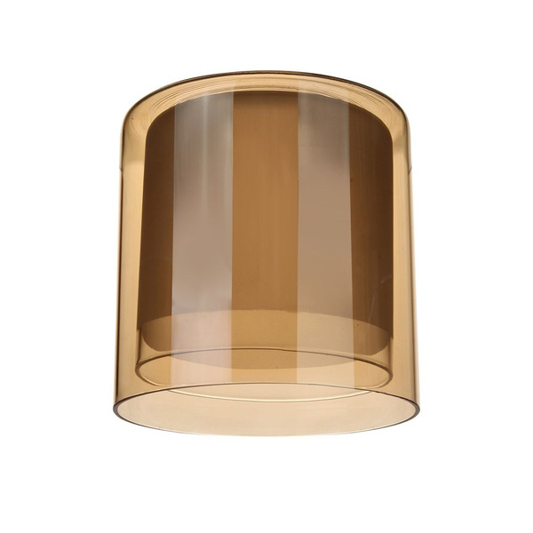Плафон 33 идеи Цилиндр Двойной L13хD13 полупрозрачный амбер - купить по ...