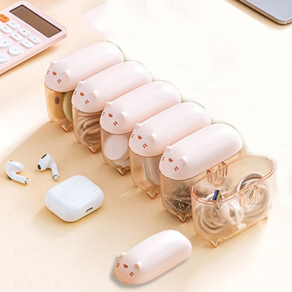 Мини-коробка для хранения кабелей, контейнер для кабеля данных ...