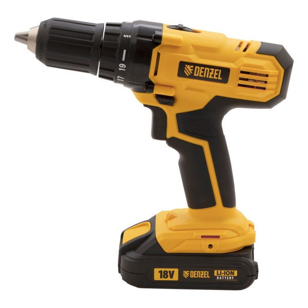 Шуруповерт Denzel Ручной инструмент, От аккумулятора - купить по низкой ...