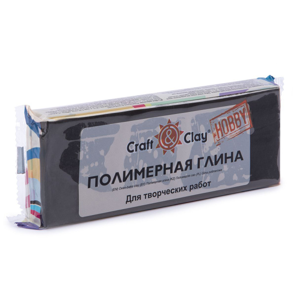 "Craft&Clay" полимерная глина CCH 250 г 1002 черный - купить с ...