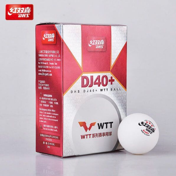 Мяч для настольного тенниса DHS WTT DJ40+ , белый, 3зв Original ...