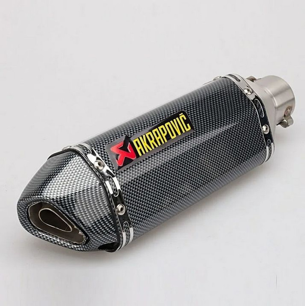 Глушитель Akrapovic универсальный для мотоцикла, для квадроцикла 370мм ...