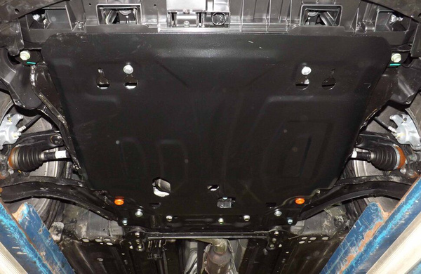 Защита картера и КПП (Алюминий) для Nissan Qashqai (J11) 2014- V-all ...