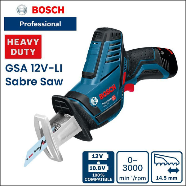 Аккумуляторная сабельная пила Bosch GSA 12V-LI по выгодной цене в ...