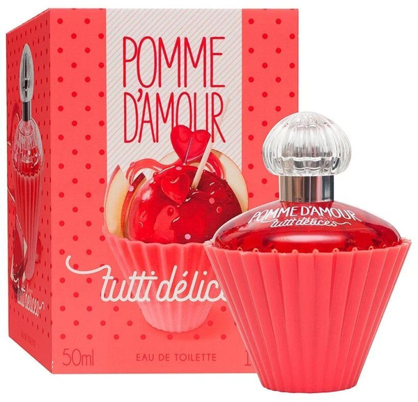 Eau De Parfum Tutti Délices Pomme D'Amour 50ml - Notes Jasmin, Rose, Caramel, Neuf