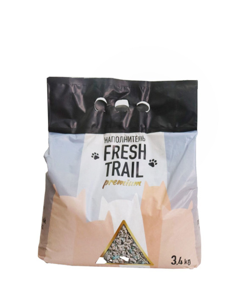 Наполнитель для кошачьего туалета Fresh Trail Премиум 3,4 кг кремниевый ...