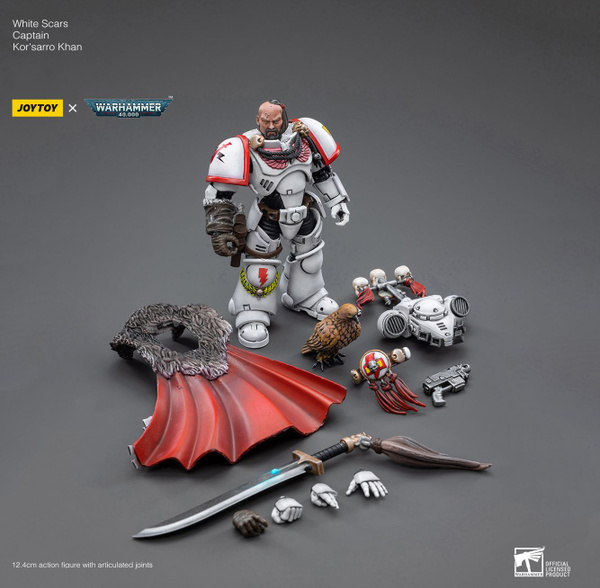 Warhammer 40k White Scars Captain Kor'sarro Khan,Подвижная фигурка ...