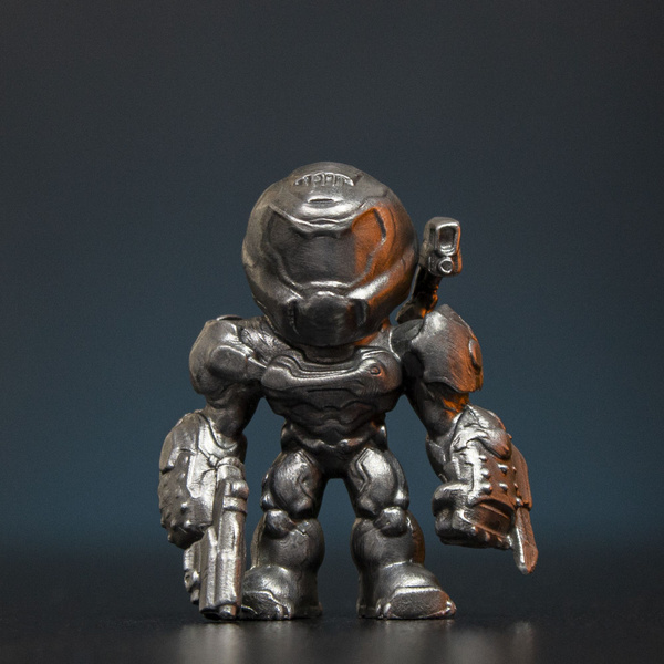 Думгай металлическая коллекционная фигурка ДУМ / Doomslayer DOOM ...