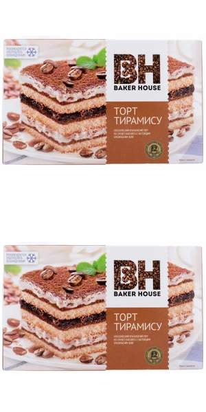 Baker House Торт Тирамису, 350 г, 2 уп - купить с доставкой по выгодным ...