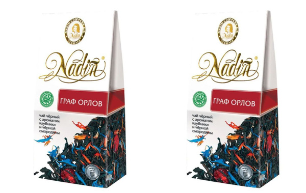Nadin Чай черный Граф Орлов, 50 г, 2 уп - купить с доставкой по ...
