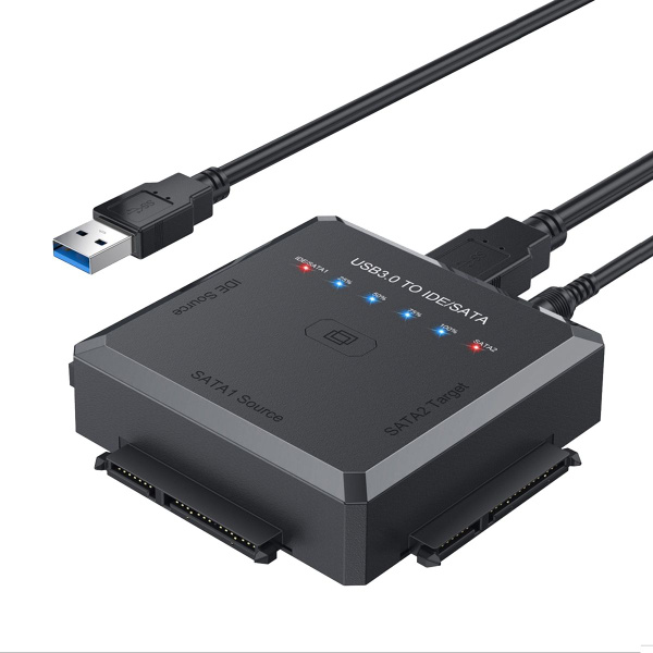 Адаптер SATA-USB 3.0 Кабель-конвертер IDE/SATA 3 с вилкой европейского ...