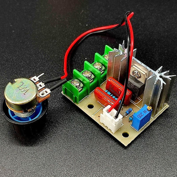 Регулятор напряжения тиристорный 220V 2000W с выносным резистором ...