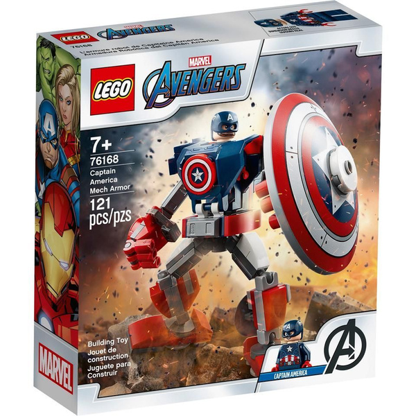 Конструктор LEGO Marvel Super Heroes 76168 Капитан Америка: Робот ...