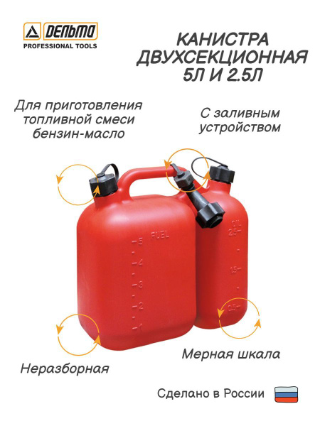 Канистра для ГСМ Дельта - купить по доступным ценам в интернет-магазине ...