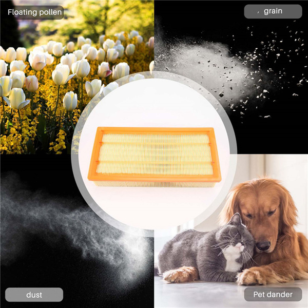 vhbw Filtro plisado plano reemplaza 6.904-283.0 - compatible con