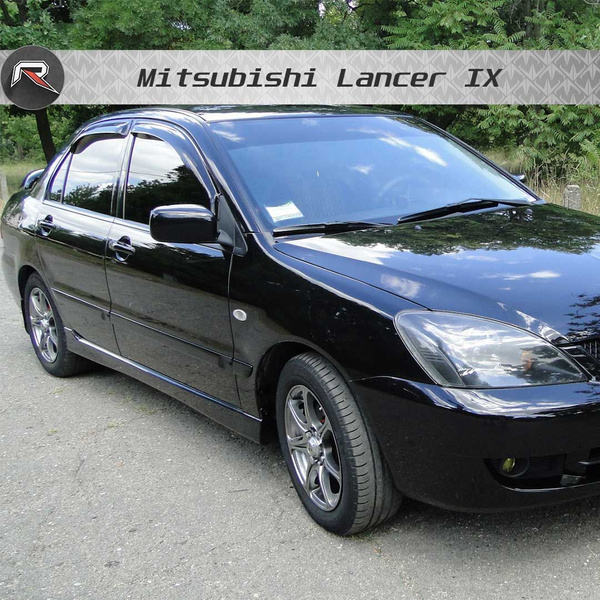 Накладки на пороги (штатные) для Mitsubishi Lancer IX/Митцубиси Лансер ...