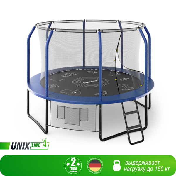 Батут каркасный UNIX Line SUPREME GAME - купить по выгодной цене в ...