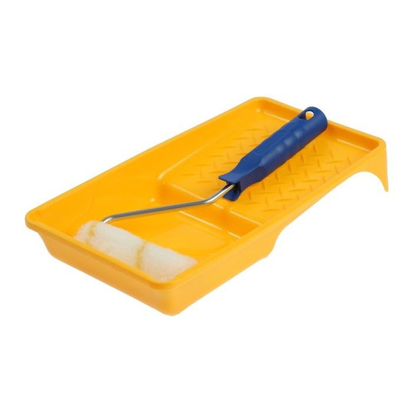 Набор TUNDRA, для акриловых красок, валик полиамид 110 мм, ванночка 150 ...