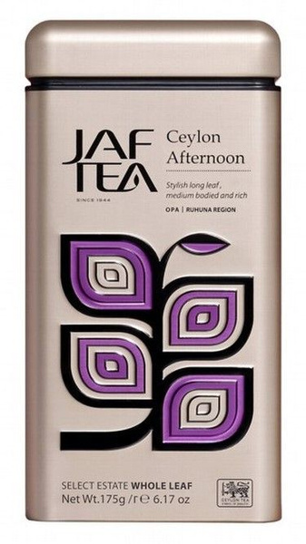 Jaf Tea Ceylon Afternoon, чай чёрный, в банке, 125 грамм - купить с ...