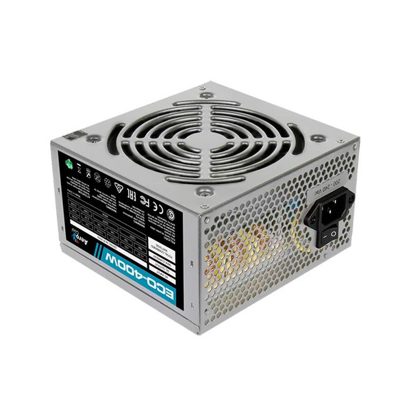 Aerocool Блок питания компьютера ECO-400W, 400 Вт (ECO-400W) - купить с ...